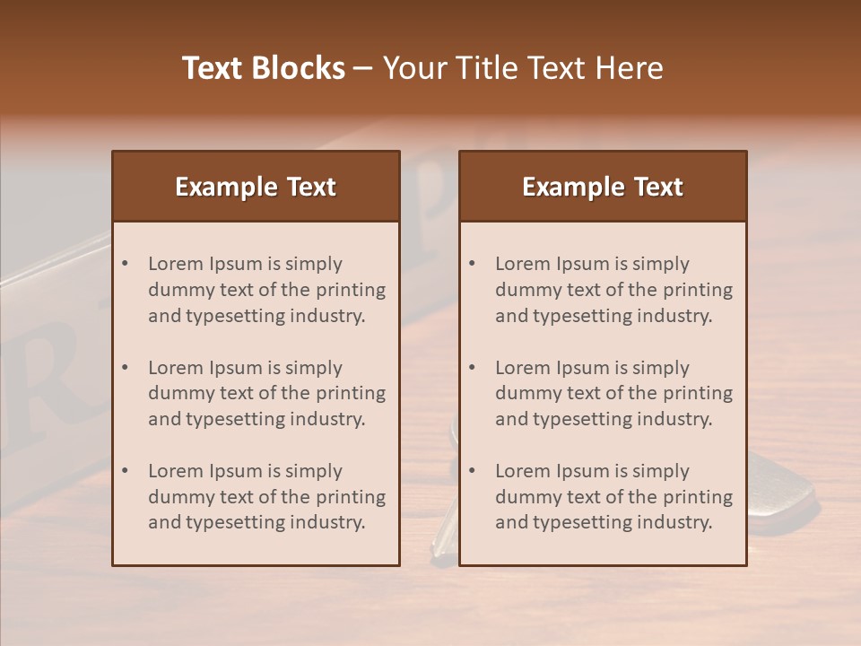 Plate Symbol Welcome PowerPoint Template