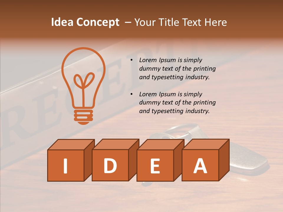 Plate Symbol Welcome PowerPoint Template