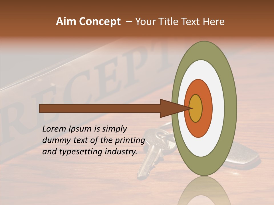 Plate Symbol Welcome PowerPoint Template