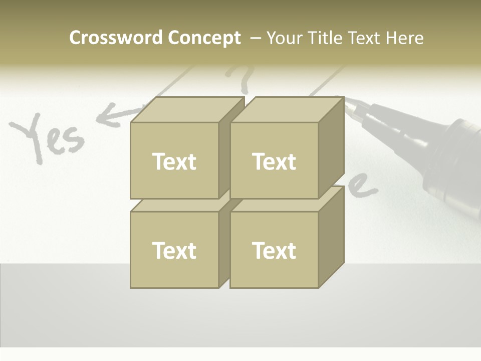 Event Wrong Yes PowerPoint Template
