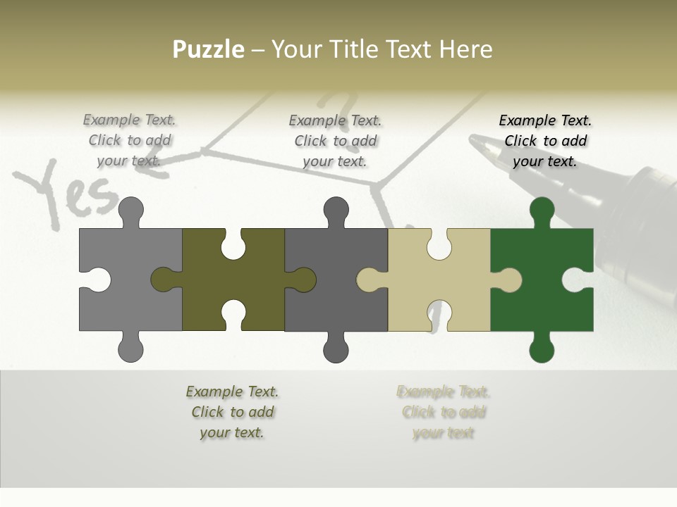 Event Wrong Yes PowerPoint Template