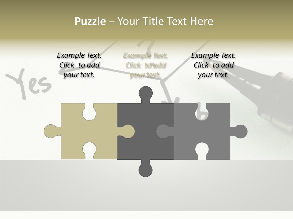 Event Wrong Yes PowerPoint Template