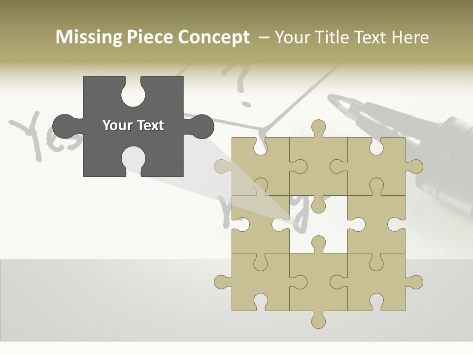 Event Wrong Yes PowerPoint Template