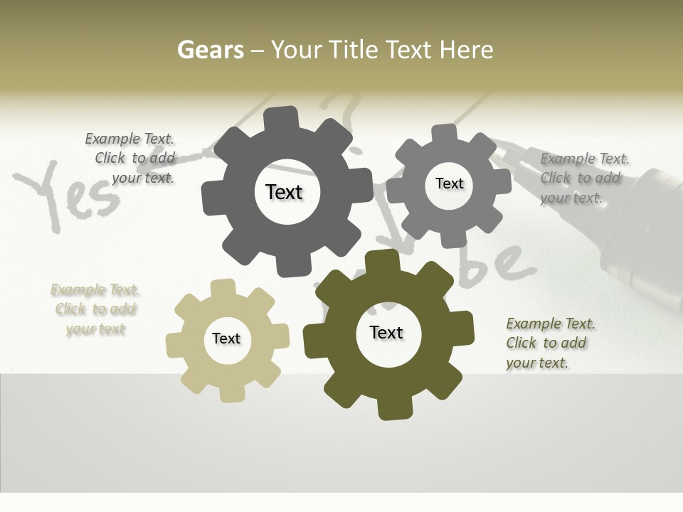 Event Wrong Yes PowerPoint Template