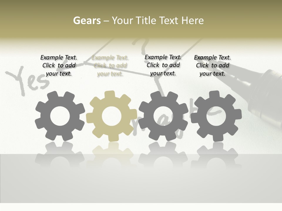 Event Wrong Yes PowerPoint Template