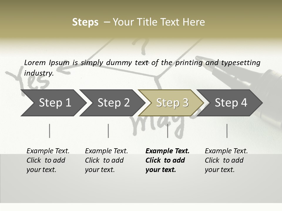 Event Wrong Yes PowerPoint Template