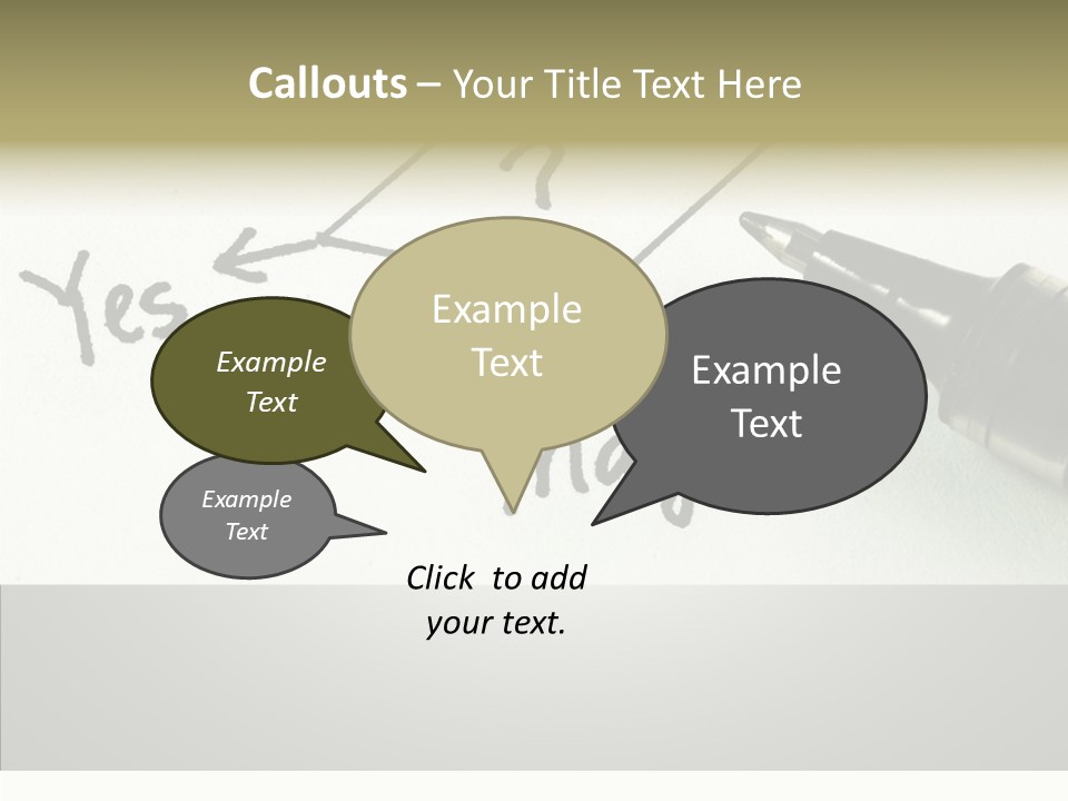Event Wrong Yes PowerPoint Template