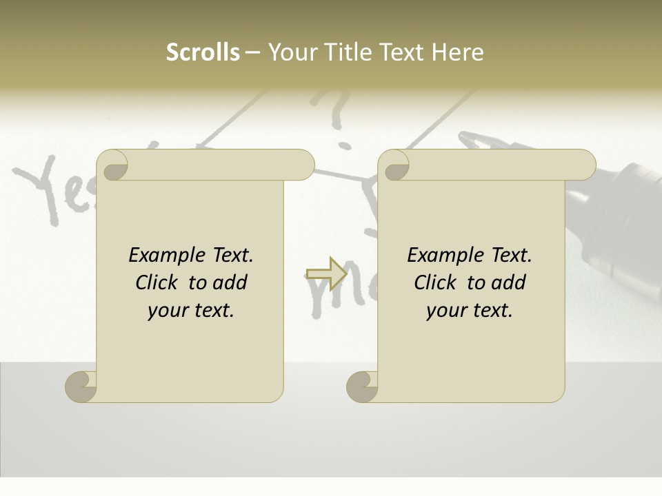 Event Wrong Yes PowerPoint Template