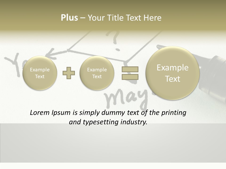 Event Wrong Yes PowerPoint Template