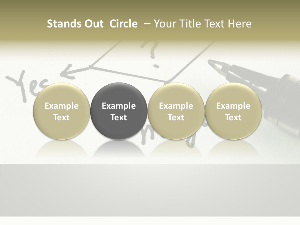 Event Wrong Yes PowerPoint Template