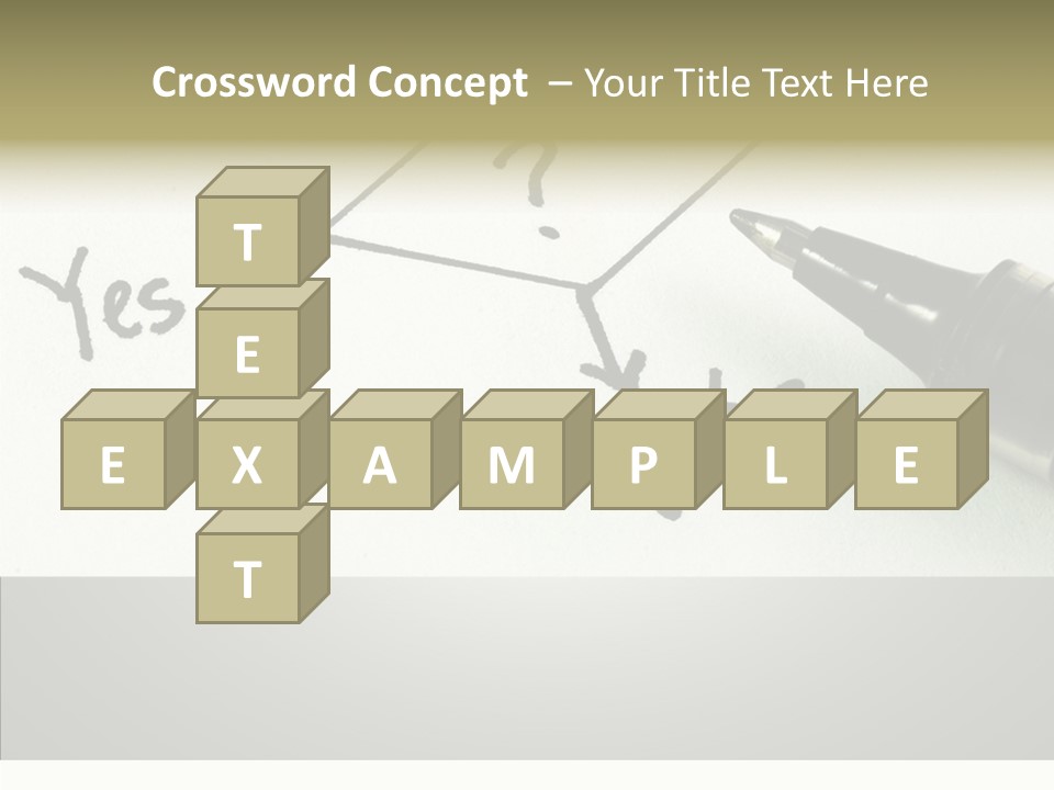 Event Wrong Yes PowerPoint Template