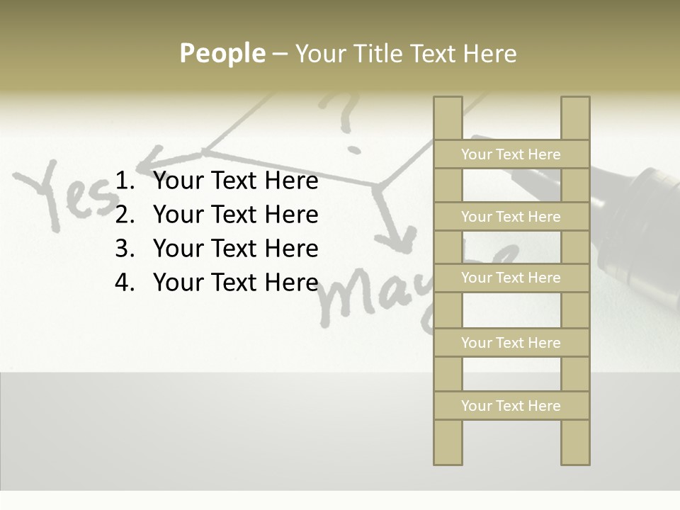 Event Wrong Yes PowerPoint Template