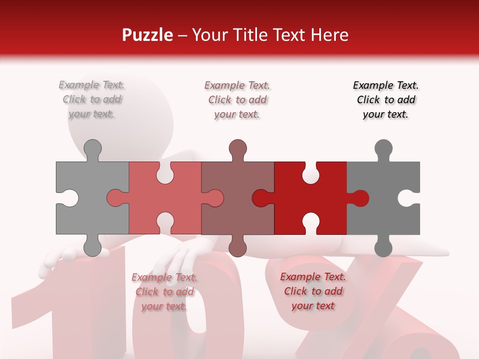 People Discount Drawing PowerPoint Template