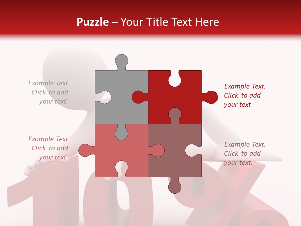 People Discount Drawing PowerPoint Template