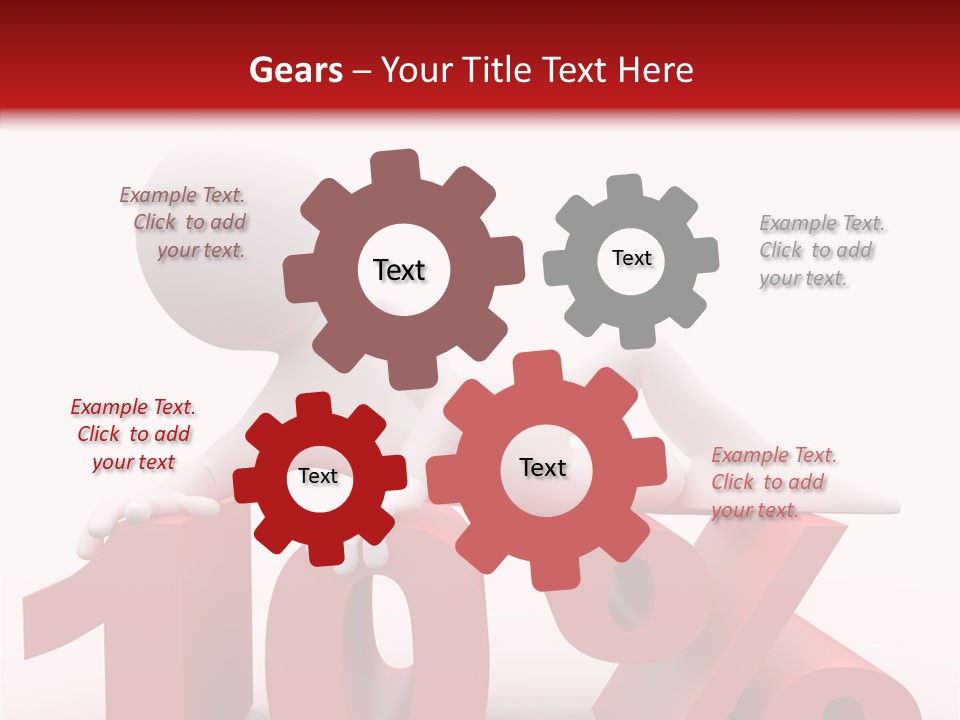 People Discount Drawing PowerPoint Template