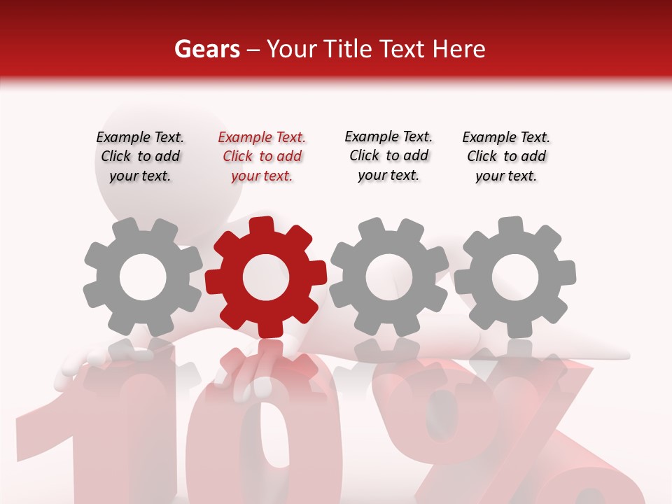 People Discount Drawing PowerPoint Template