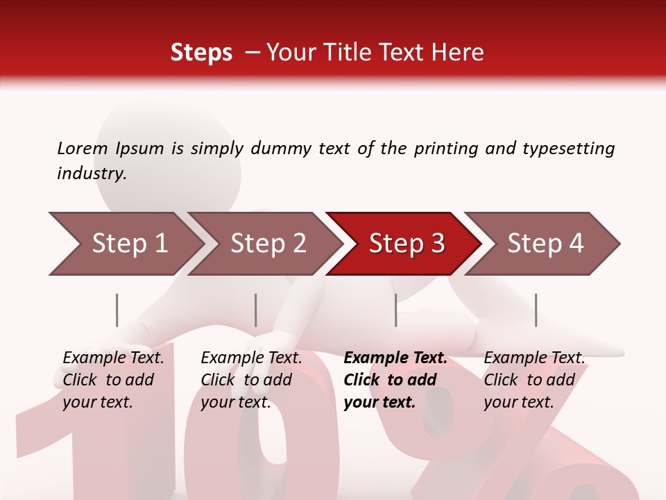 People Discount Drawing PowerPoint Template