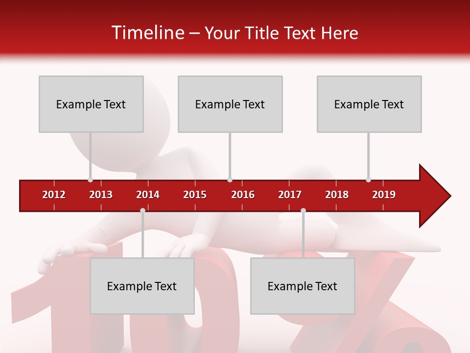 People Discount Drawing PowerPoint Template