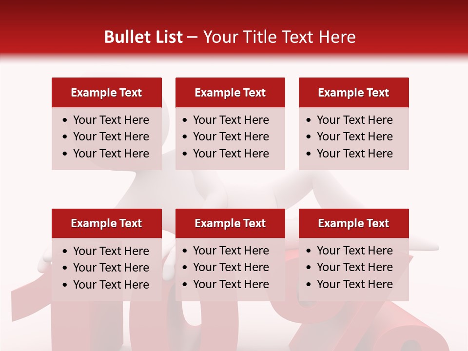 People Discount Drawing PowerPoint Template