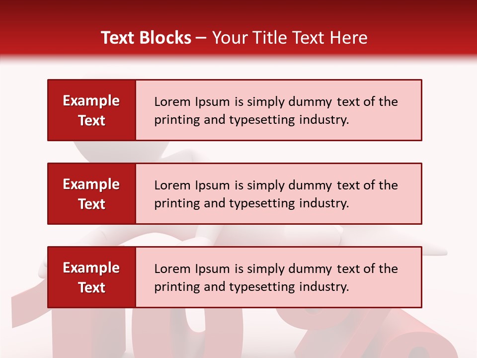 People Discount Drawing PowerPoint Template