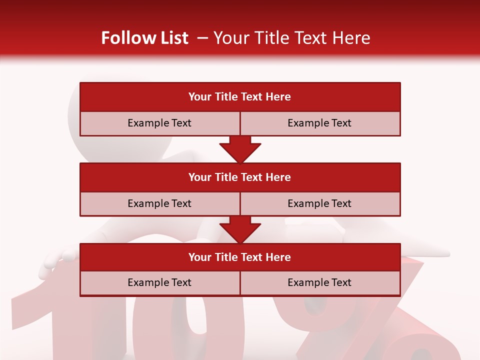 People Discount Drawing PowerPoint Template