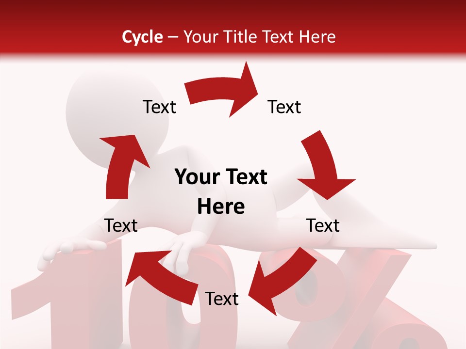 People Discount Drawing PowerPoint Template