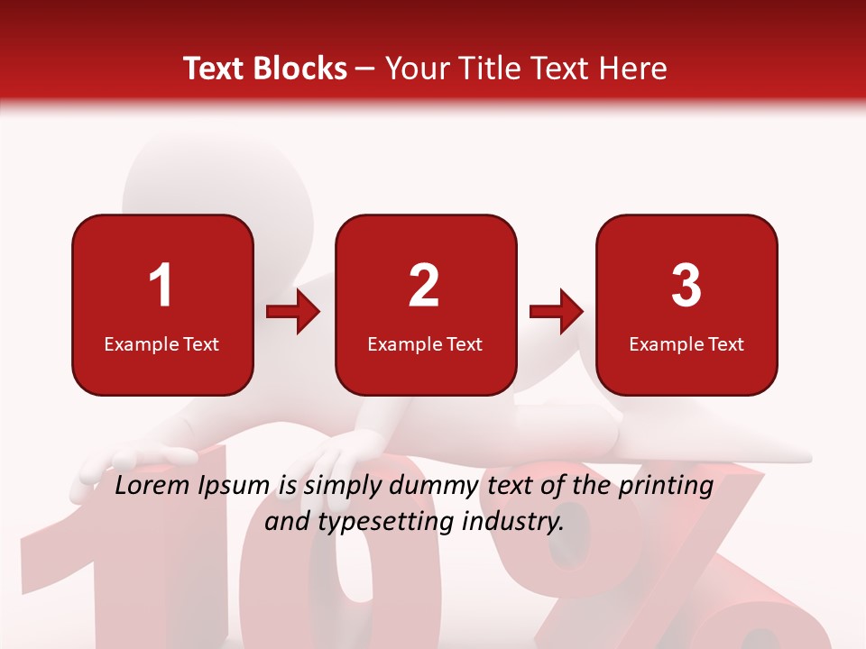 People Discount Drawing PowerPoint Template