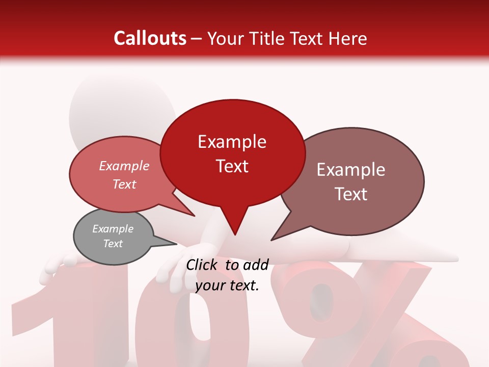 People Discount Drawing PowerPoint Template