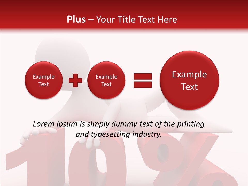People Discount Drawing PowerPoint Template