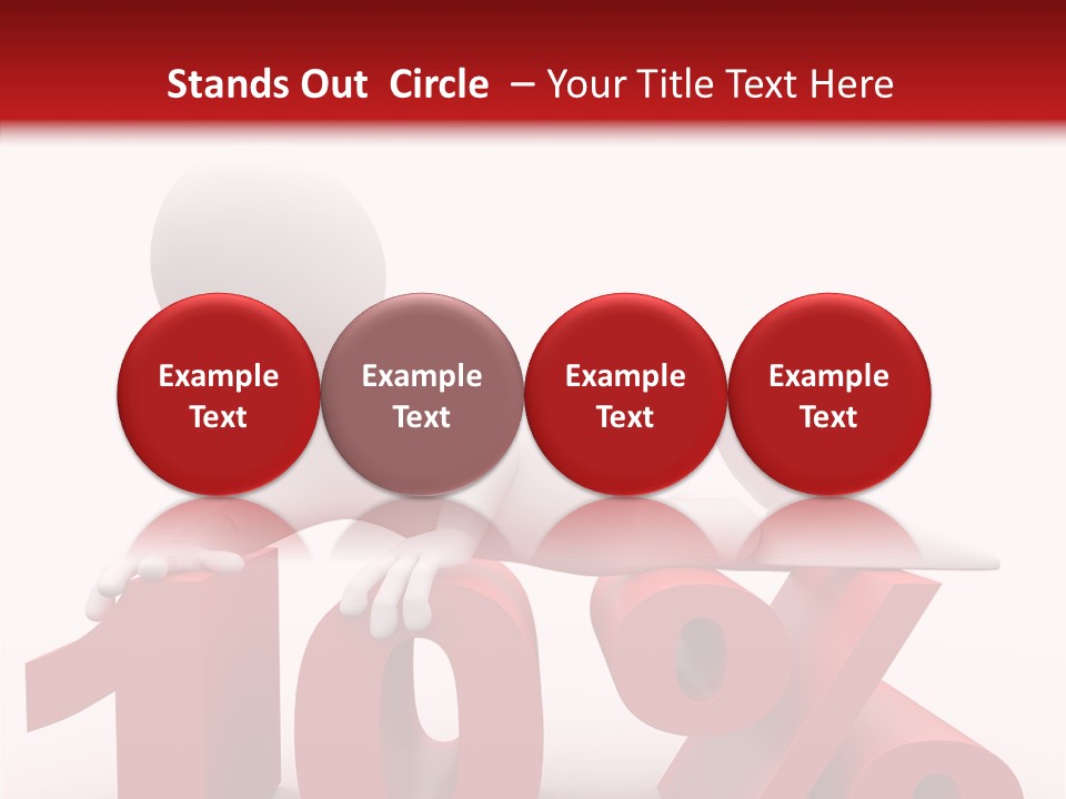 People Discount Drawing PowerPoint Template