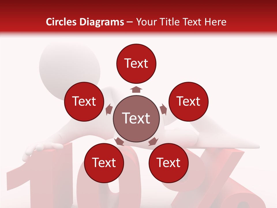 People Discount Drawing PowerPoint Template