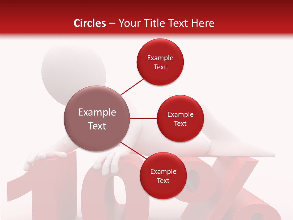 People Discount Drawing PowerPoint Template