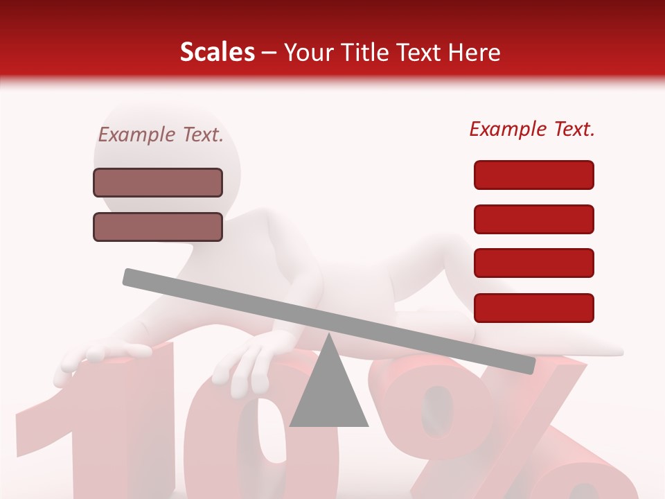 People Discount Drawing PowerPoint Template