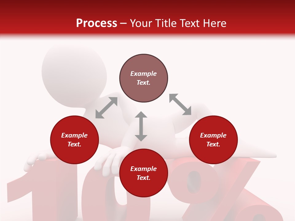 People Discount Drawing PowerPoint Template