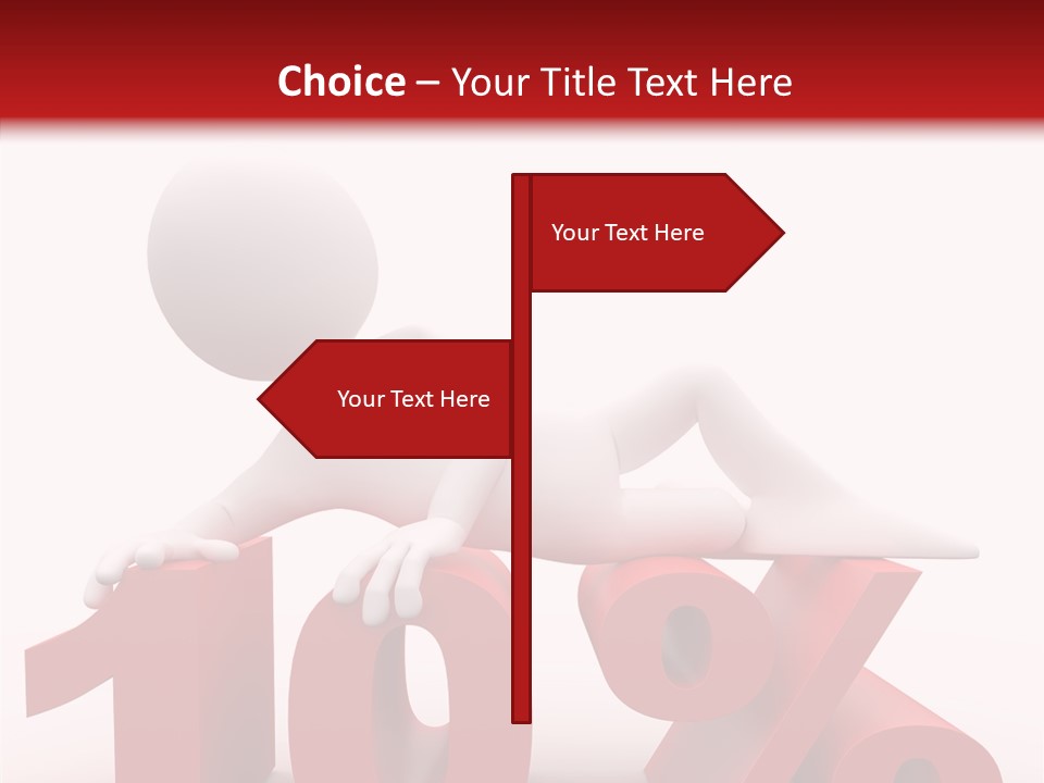 People Discount Drawing PowerPoint Template