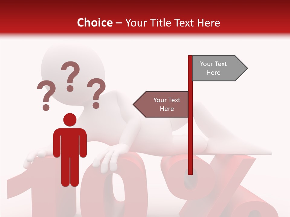 People Discount Drawing PowerPoint Template