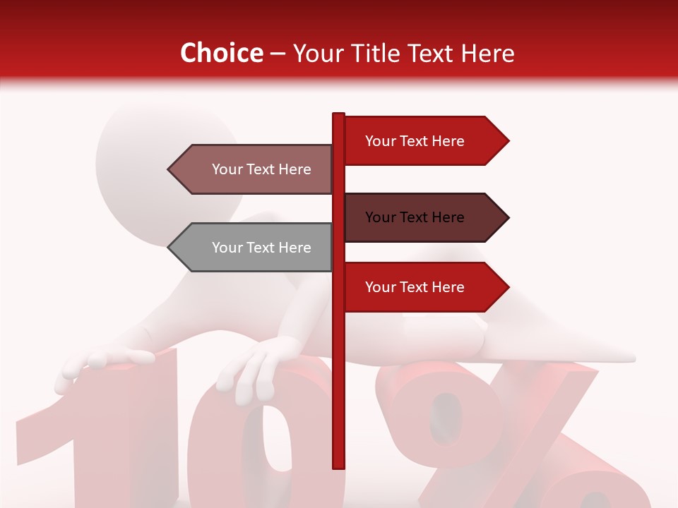 People Discount Drawing PowerPoint Template