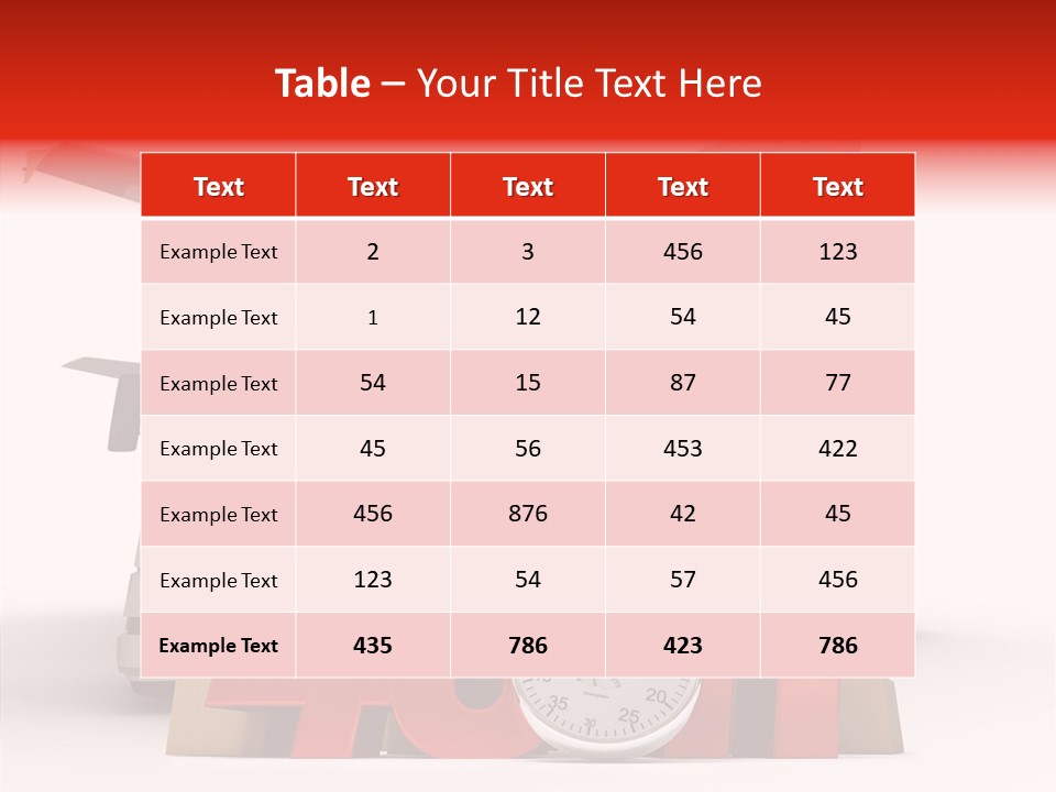 Van Cardboard Merchandise PowerPoint Template