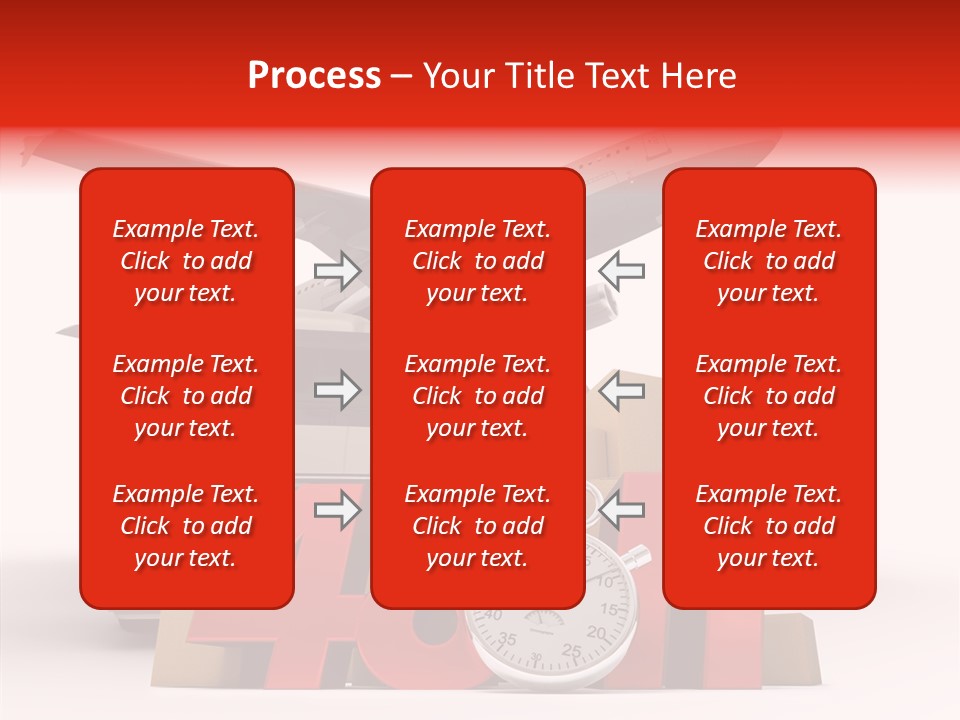 Van Cardboard Merchandise PowerPoint Template