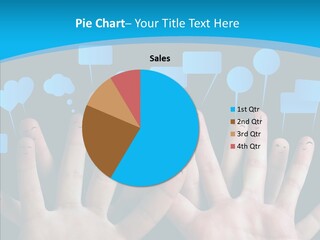 Joy Happiness Finger PowerPoint Template