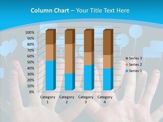 Joy Happiness Finger PowerPoint Template