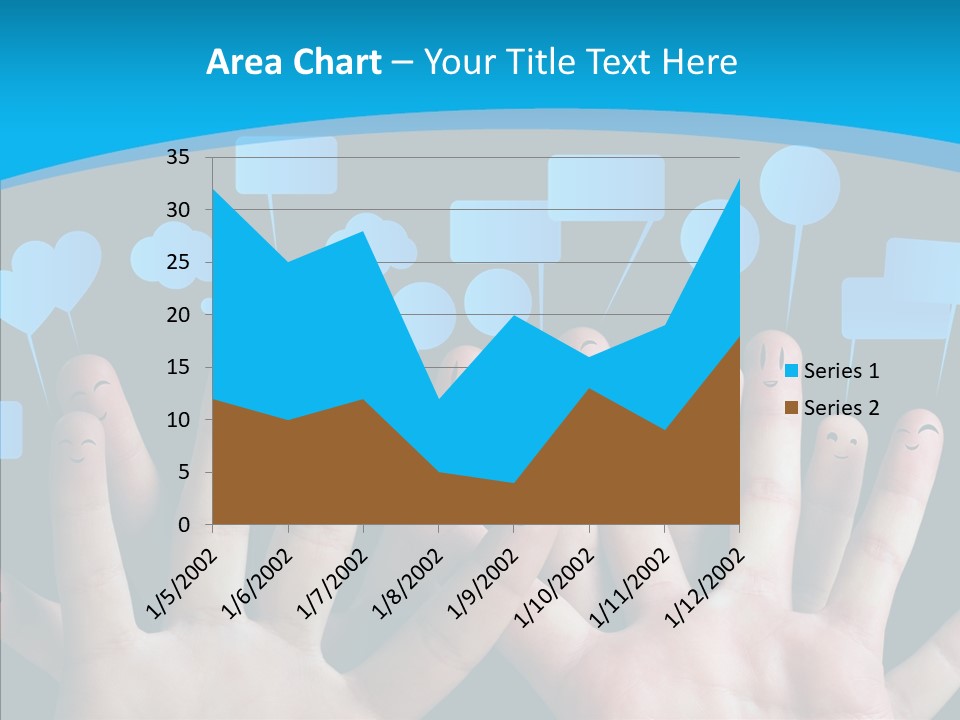 Joy Happiness Finger PowerPoint Template
