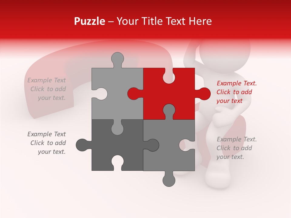 Doubt Character Assistance PowerPoint Template