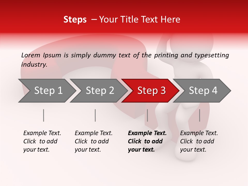 Doubt Character Assistance PowerPoint Template