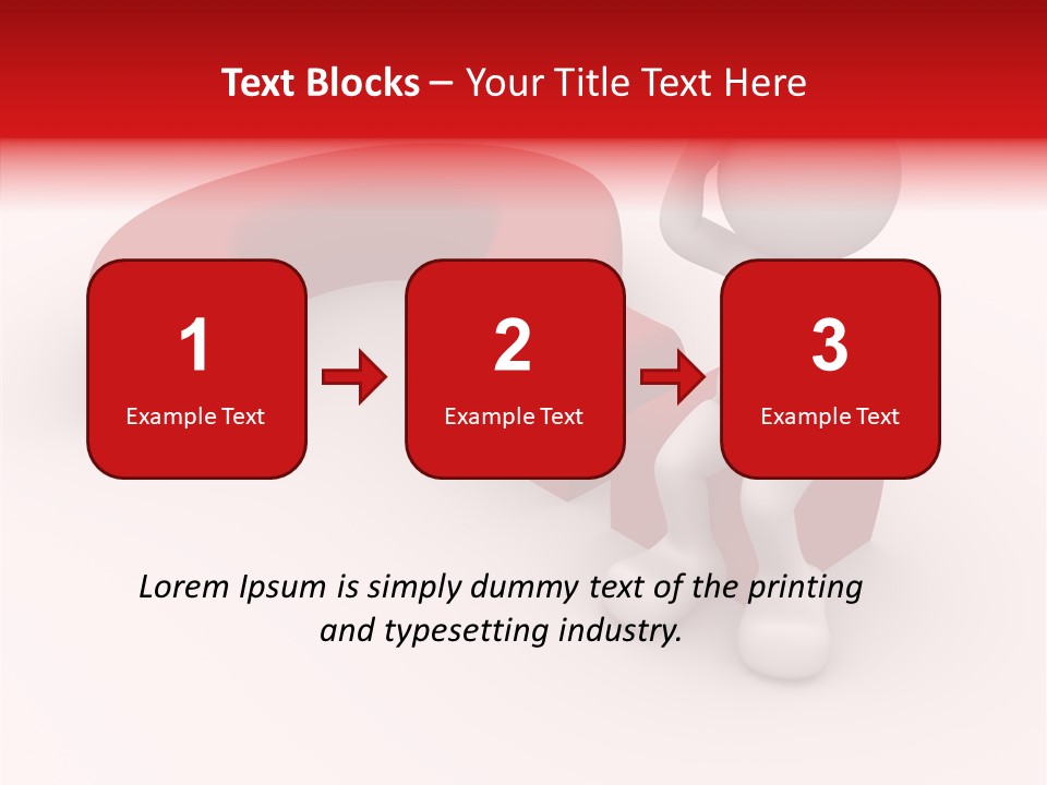 Doubt Character Assistance PowerPoint Template