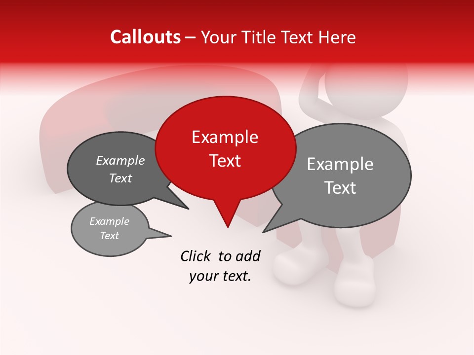 Doubt Character Assistance PowerPoint Template