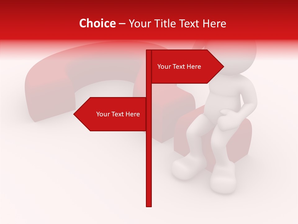 Doubt Character Assistance PowerPoint Template