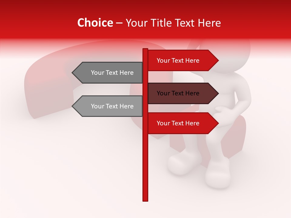 Doubt Character Assistance PowerPoint Template