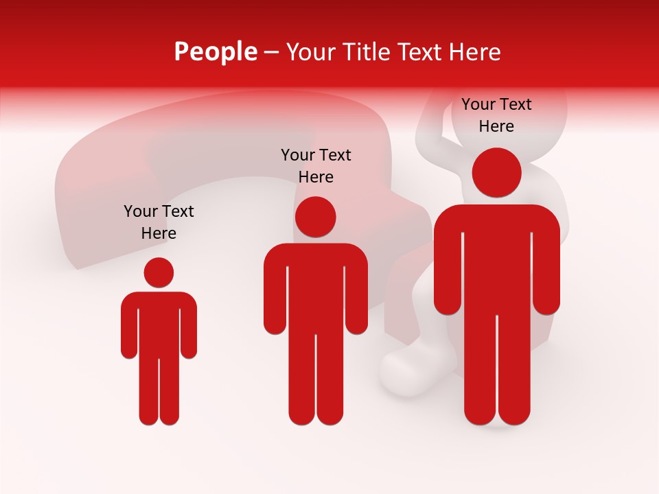 Doubt Character Assistance PowerPoint Template