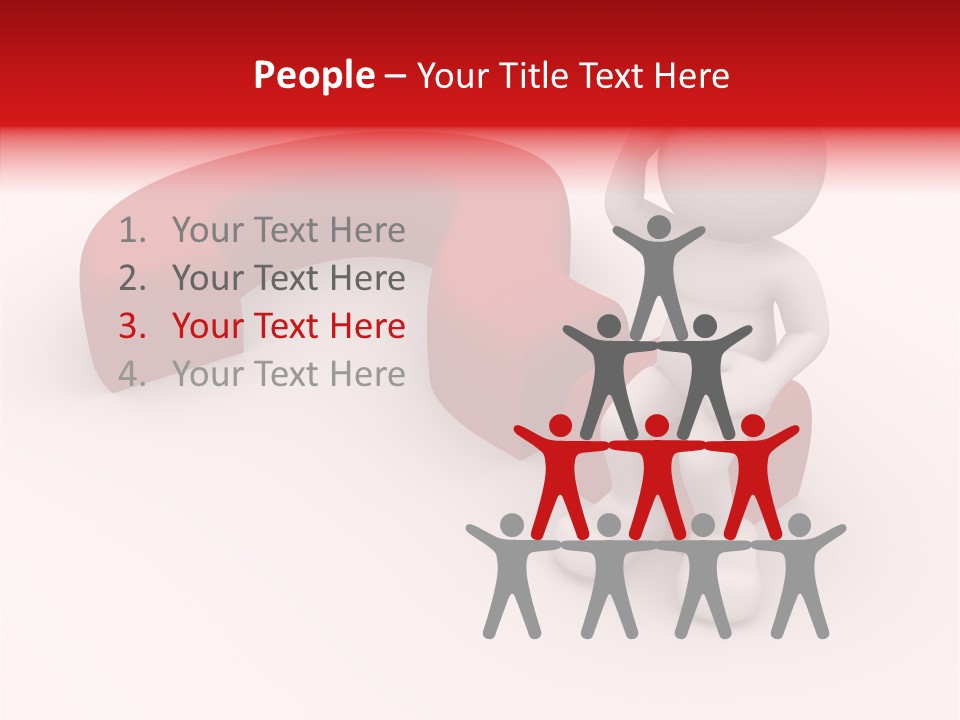 Doubt Character Assistance PowerPoint Template